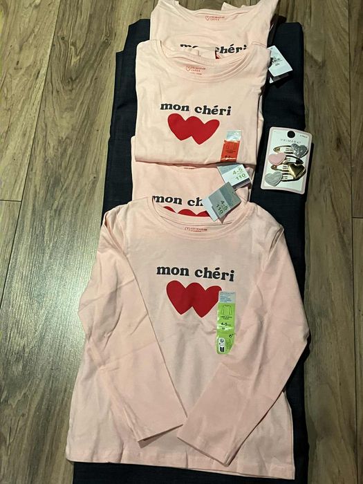 Детски блузи с дълъг ръкав , за момиче , Mon Cheri , 4-5,6-7г