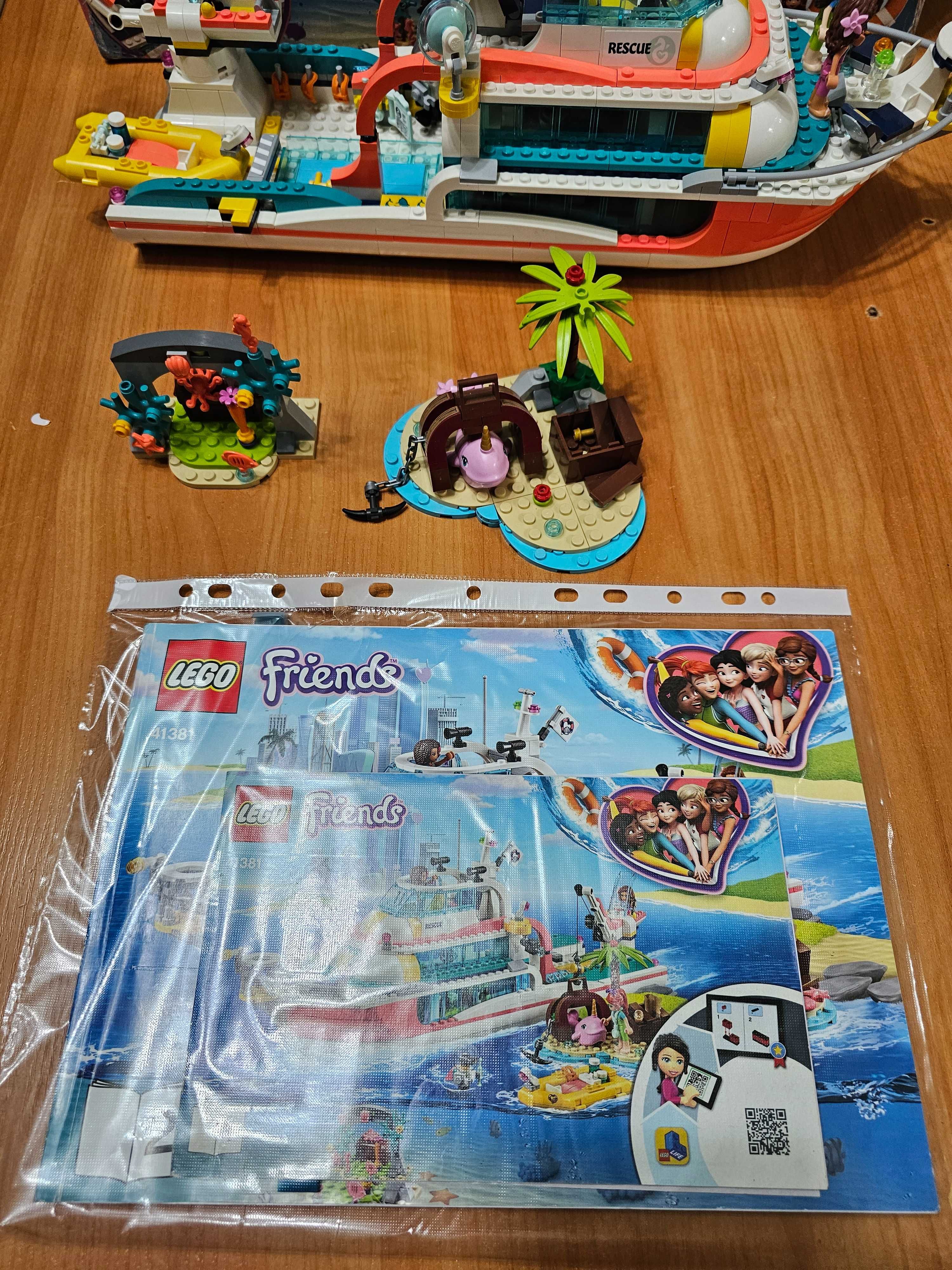 Lego Friends яхта 41015 корабль спасательный 41381