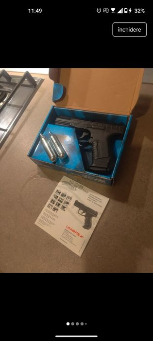 pistol airsoft walther p99 dao co2 umarex