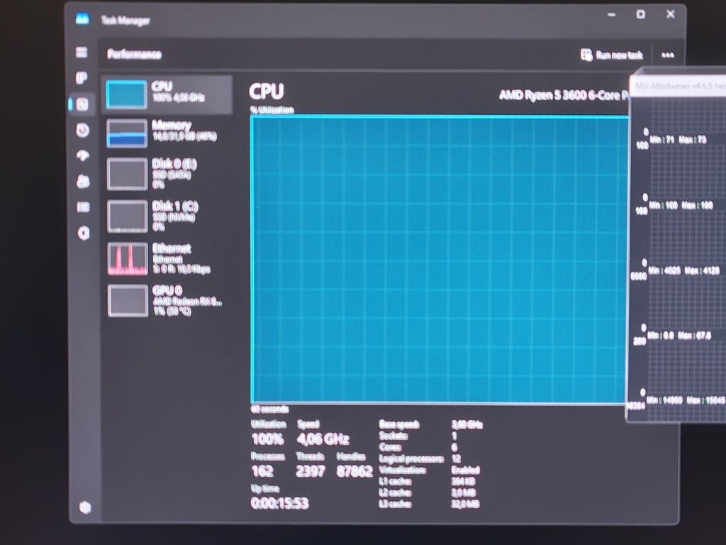 Комплект Дъно B450, Рам 32GB 3600mhz, Процесор Ryzen 5 3600