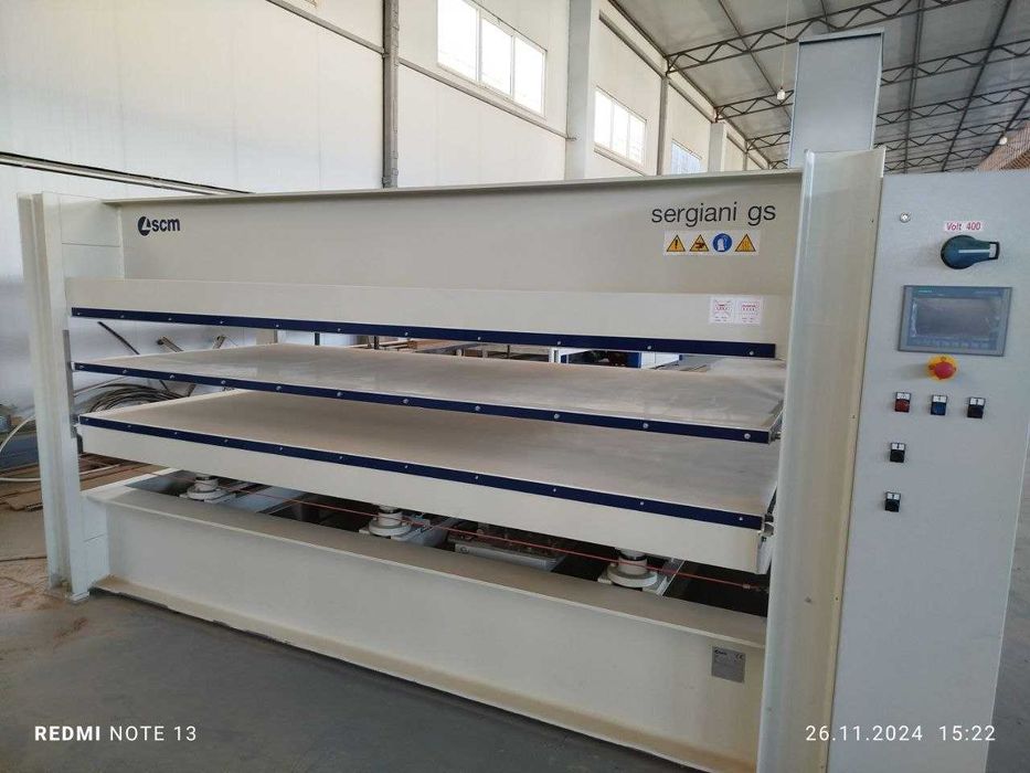 Продаётся итальянский горячий пресс SCM (Sergiani GS) 2021 год