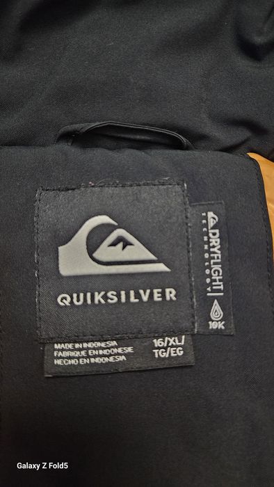 Jacketa de ski, Quicksilver Dryflight, masura S, unisex, 10k