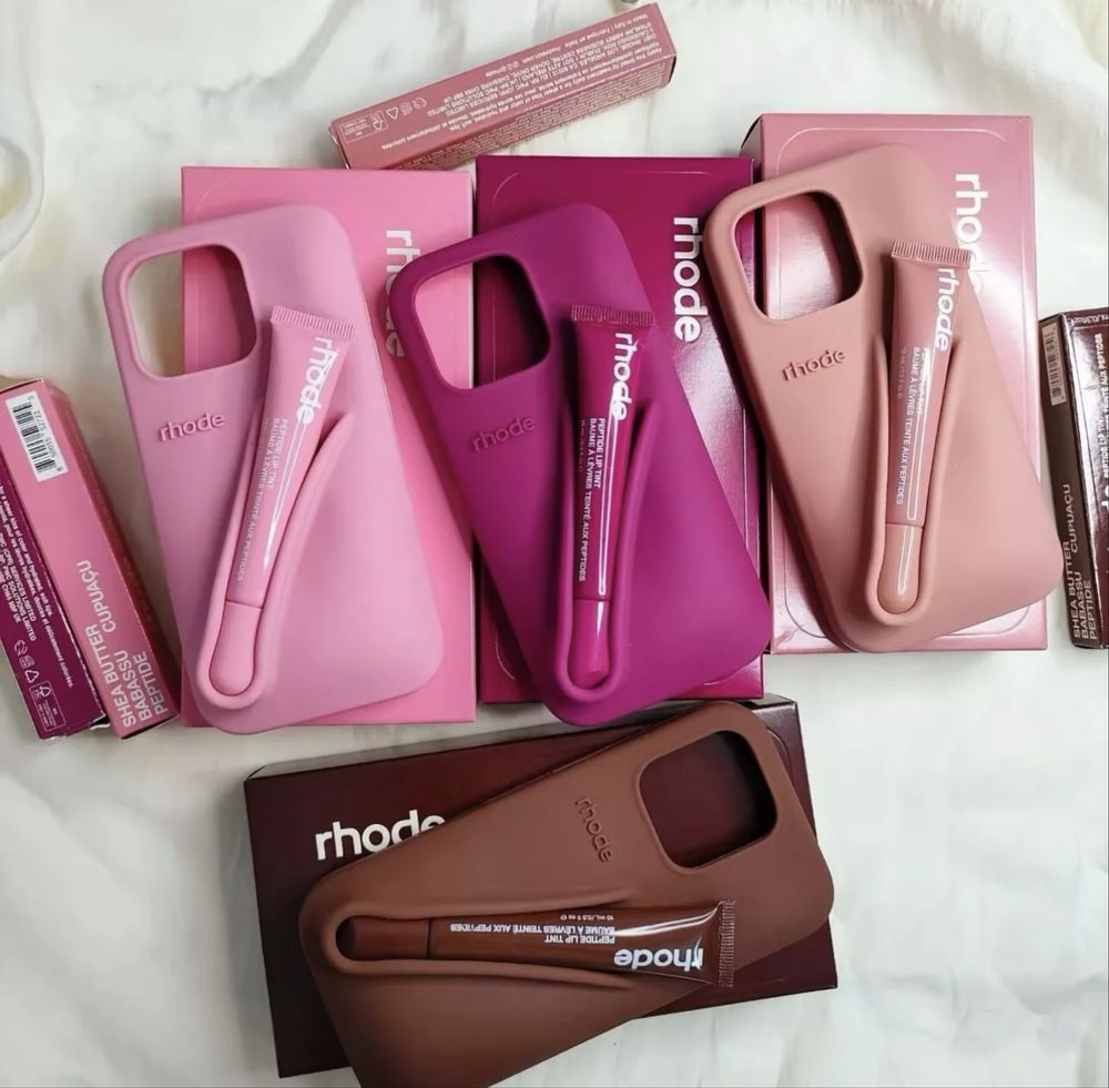 Rhode калъф+ Rhode гланц| Rhode Case+ Rhode Lip Gloss |Налични цветове