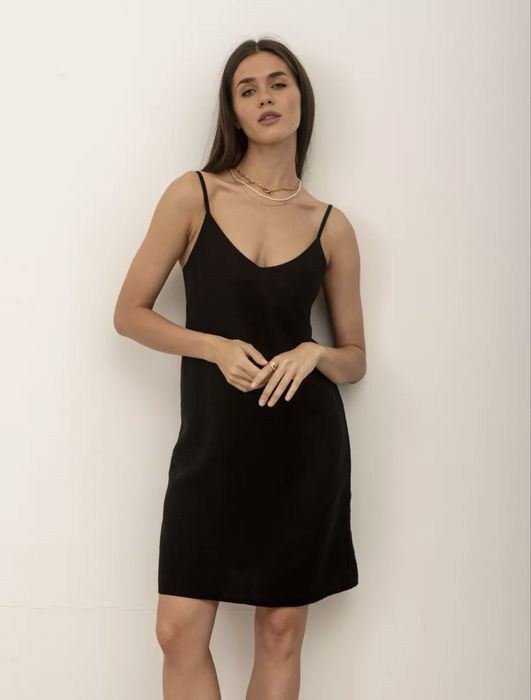 Льняное платье для дома