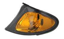 Lampa semnalizare fata Bmw Seria 3 (E46) Sedan/Combi, 10.2001-06.2005, stanga/dreapta, semnalizator portocaliu, cu rama neagra, fara suport becuri, TYC, 63136910979, 63137165847