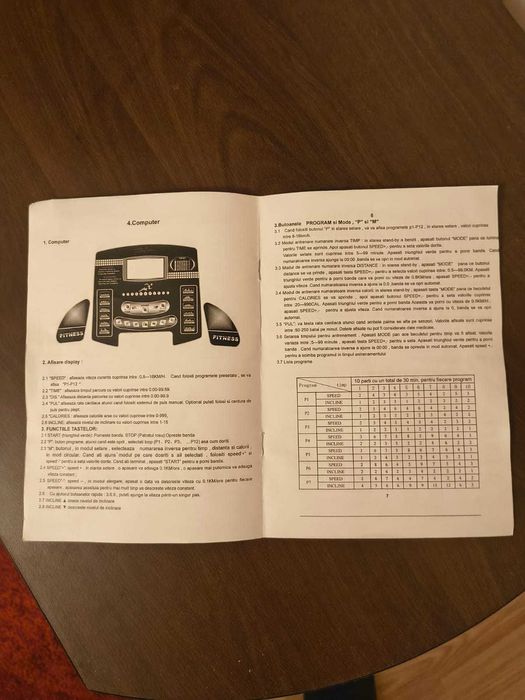 Bandă de alergare 3000 BF-16 – stare foarte bună, pliabilă