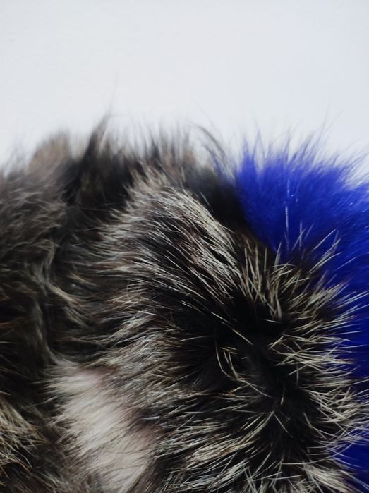 Guler din blana naturala de vulpe