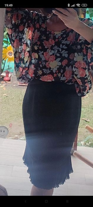 Fusta midi neagră eleganta, Next, 36-S