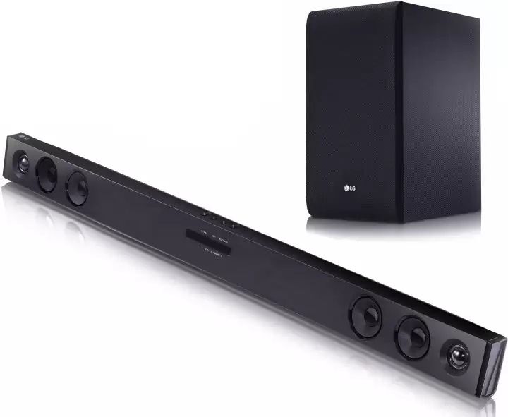 Soundbar LG SJ3, 300W, 2.1, Bluetooth, Subwoofer Wireless, Negru