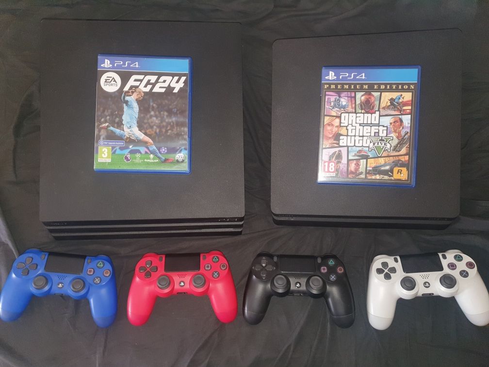 Jocuri PS4 FC25 GTA5 cu 50 de ron Manete Ps4 si PS4 PRO SLIM