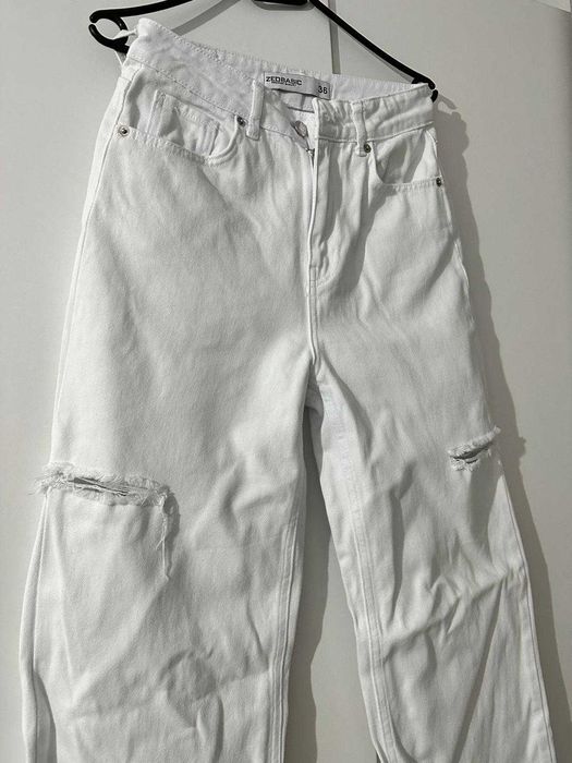 Blugi dama albi, marimea 36