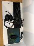 Gaming set/Геймърска клавиатура+мауспад+ мишка+слушалки