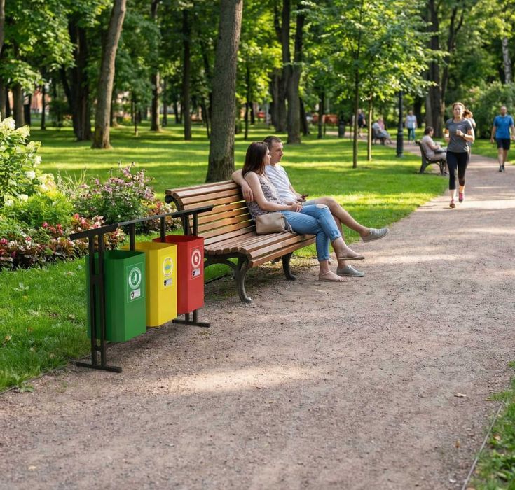 Урна для мусора. Мусорная урна - урна уличная