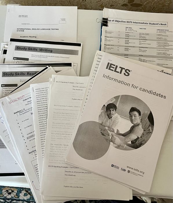 IELTS книга и тесты для подготовки