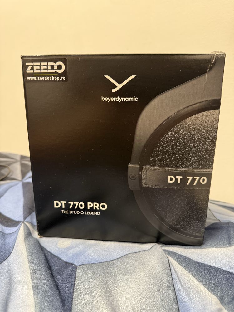 Pachet AT2020, Scarlett Solo, DT770 PRO + stativ,cablu 5M,shockmount