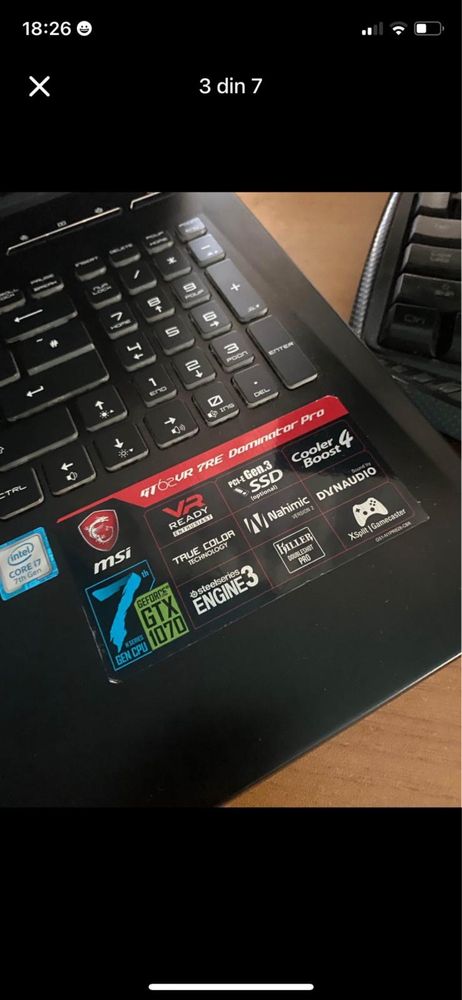 Vand laptop gaming