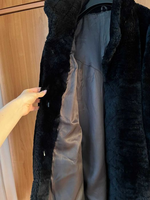Haină de blană mouton dore mărimea 44 (corespunde M)