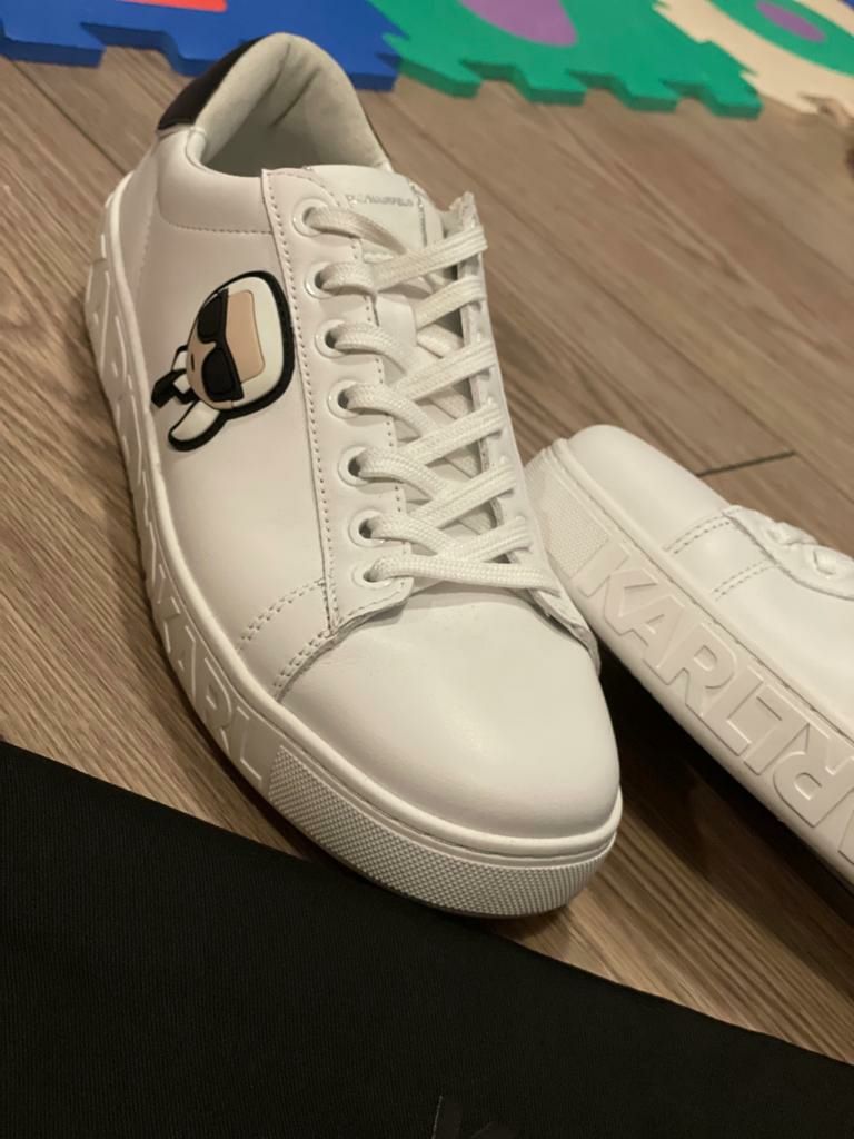 Piele NATURALĂ Adidași/sneakers/tenesi Karl Lagerfeld