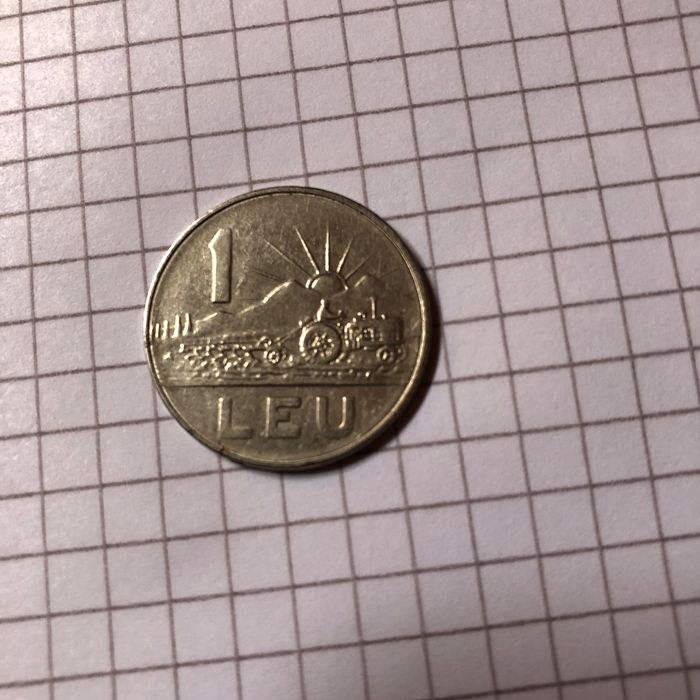 Moneda rara, moneda de 1 Leu din anul 1966.