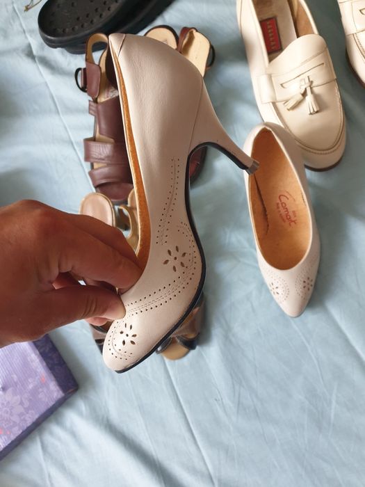 Pantofi piele talpi doamna dama bărbat