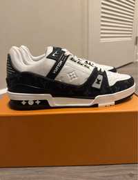 Adidasi|Louis Vuitton| Trainer Black&White Monogram