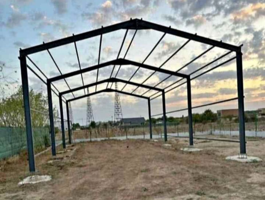 Accept. Variante auto Hale metalice structurii complete
Lățime lungime
