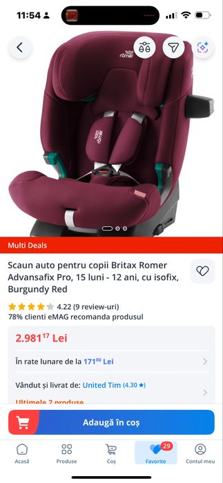 Scaune Britax Romer