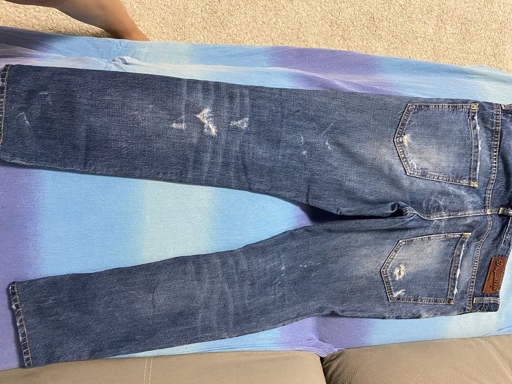 Jeans Dsquared albastri