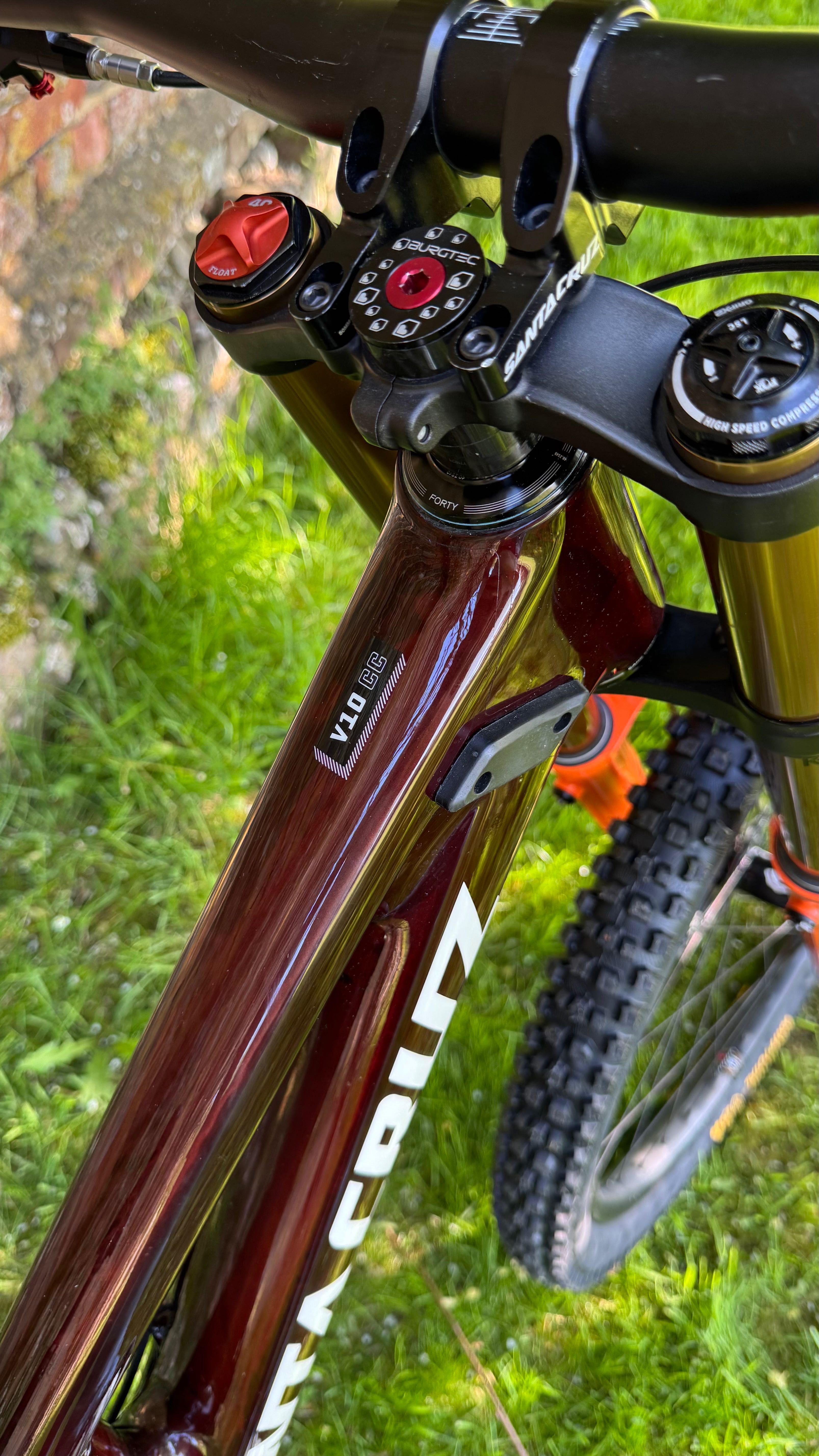 2022 Santa Cruz V10 CC Oxblood Cadru Carbon L 29inch Reserve I9 Hydra