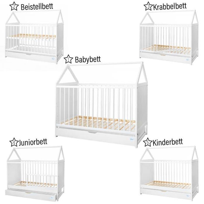 Patut transformabil, 0-4 ani