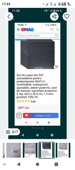 Vând plăcii autoadezive