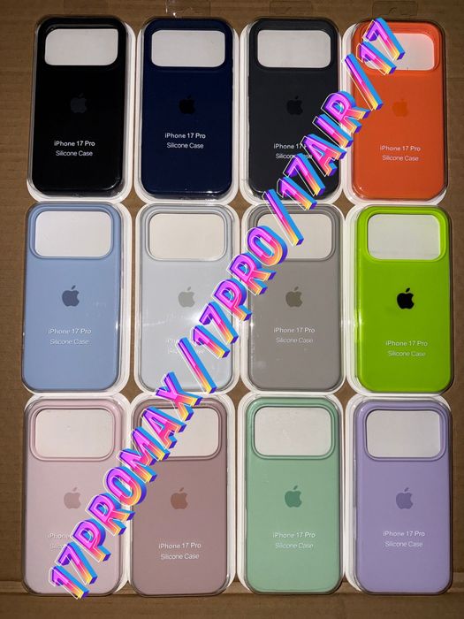 Husa silicon  iPhone 17 PRO MAX 17 PRO 17 Air 17 PRO MAX 17 PRO 17 Air