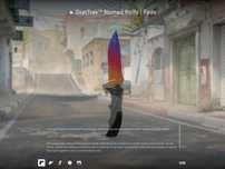 Vand Cutit Nomad Knife - Fade StatTrak, Factory New (Counter-Strike 2)