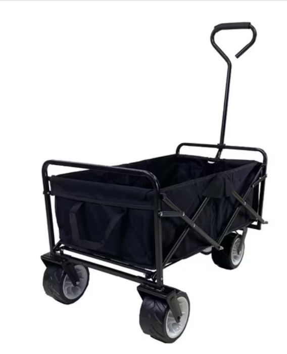 Сгъваема количка - въртящи се широки колела, товароносимост 75kг