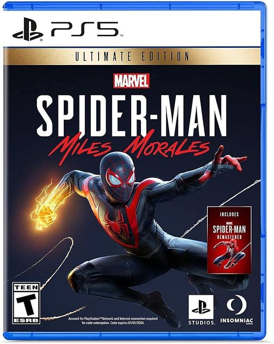 Marvel Spider-Man Miles Morales Remastered Ultimate Edition PS5 RUS