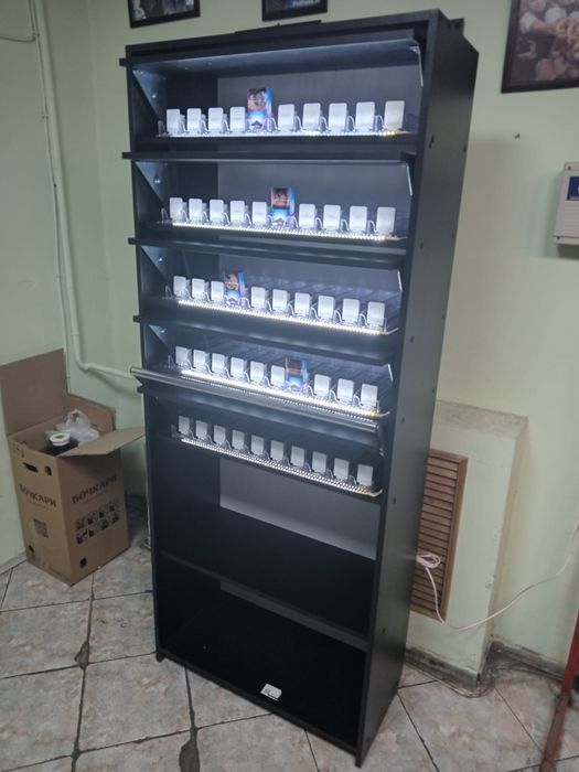 Шкаф для сигарет витрина темекі сигаретный стеллаж шкаф полка