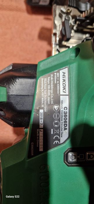 Hikoki circular pe acumulatori