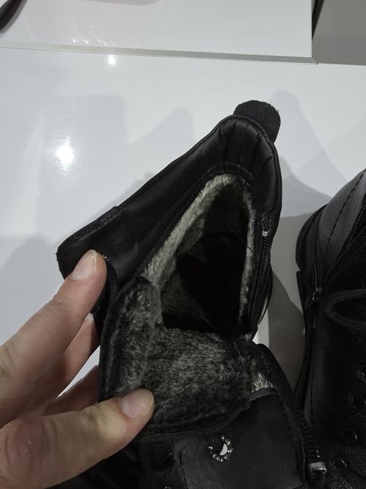 Мъжки боти от естествена кожа