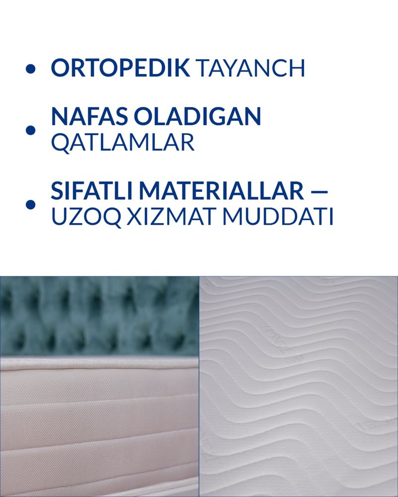 AS Monoliya — tinch uyqu uchun ortopedik yechim