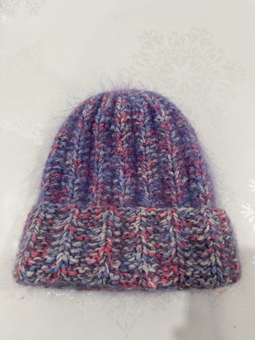 Шапка ручная работа ангора