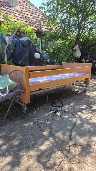 Pat Electric de Spital Cu Telecomanda