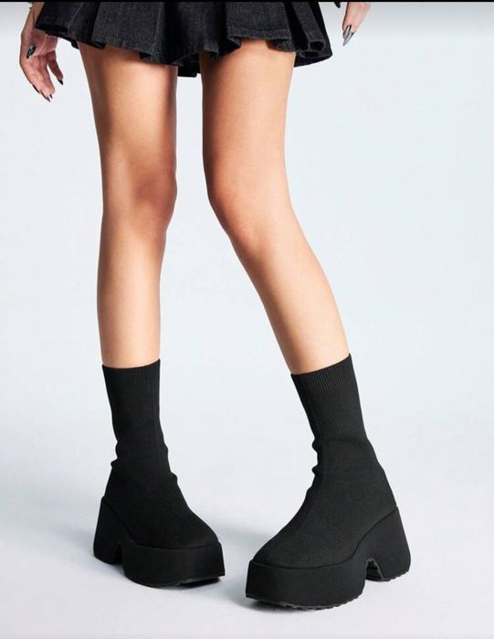 Дамски черни боти 38 номер