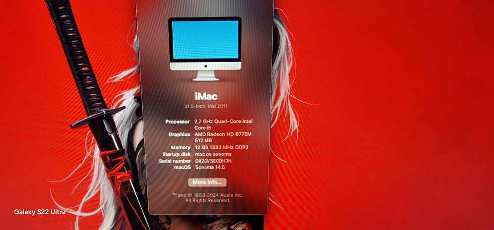 Imac mid 2011,21.5inchi