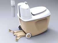 Toalete WC ecologice mobile uscate cu turba
