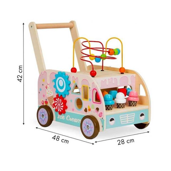 Дървена образователна проходилка