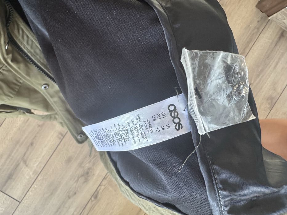 Зимно уголемено промазано яке на ASOS