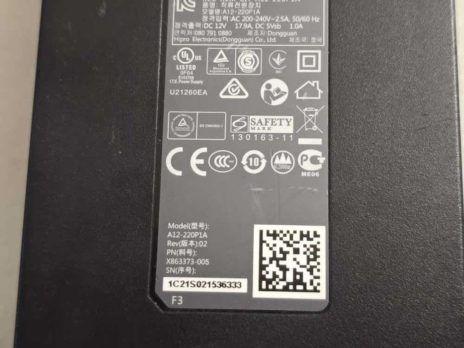 Alimentator Xbox One A12-220P1A, 12V - 17.9A, 220W - poze reale