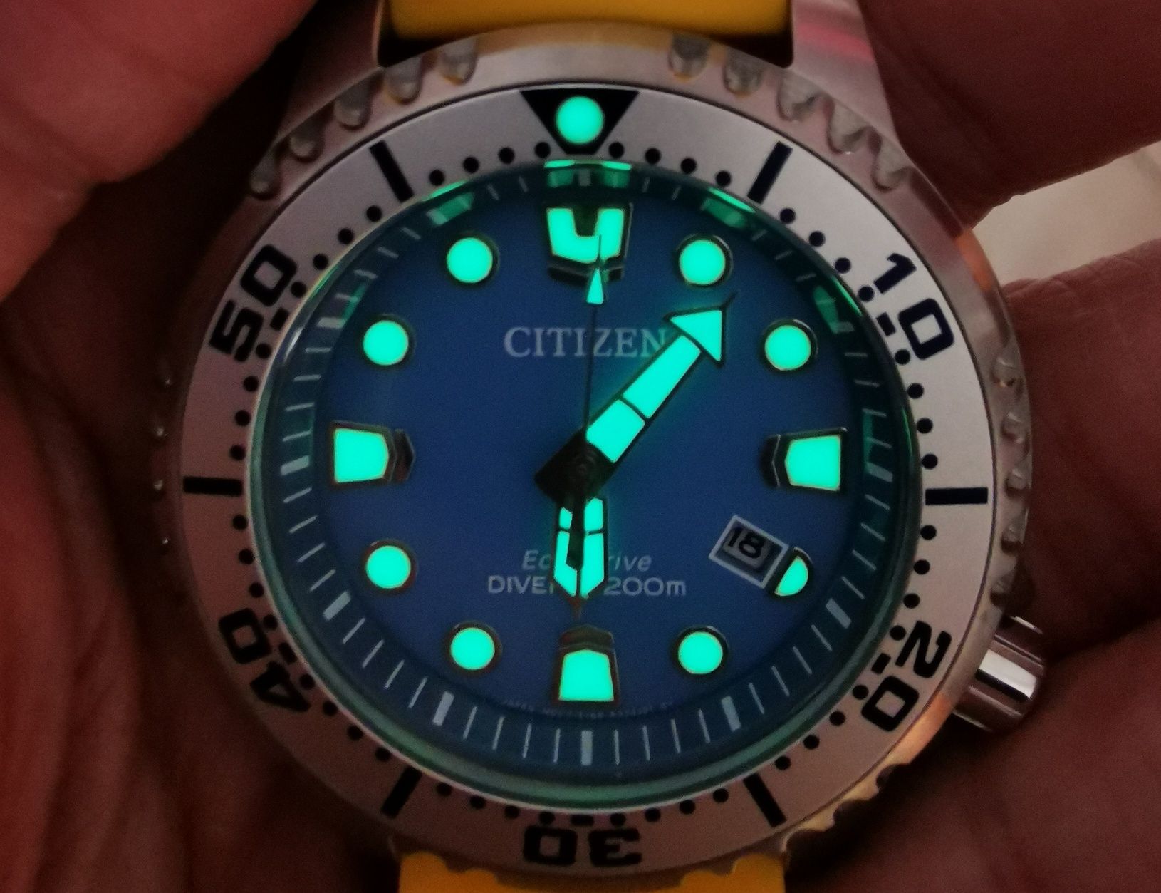 Citizen promaster diver ice blue BN0165-55l
