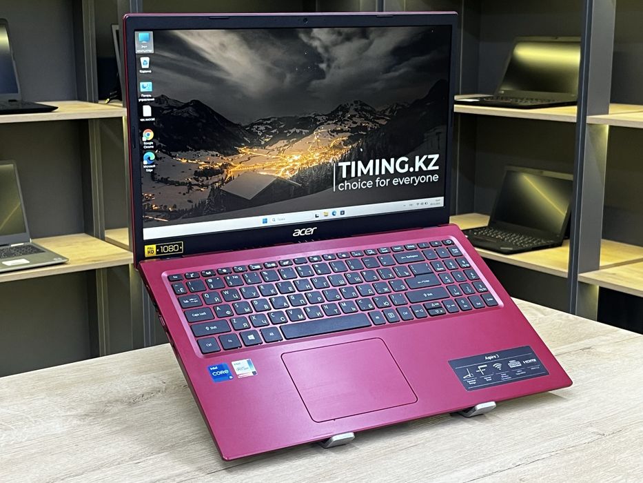 Офисный ноутбук Acer Aspire 3 - Core i5-1135G7/8GB/SSD 256GB/Iris Xe