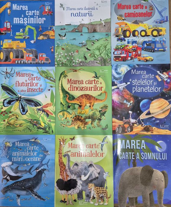Seria Marea carte a, ilustrate-Set de carti noi educative pentru copii